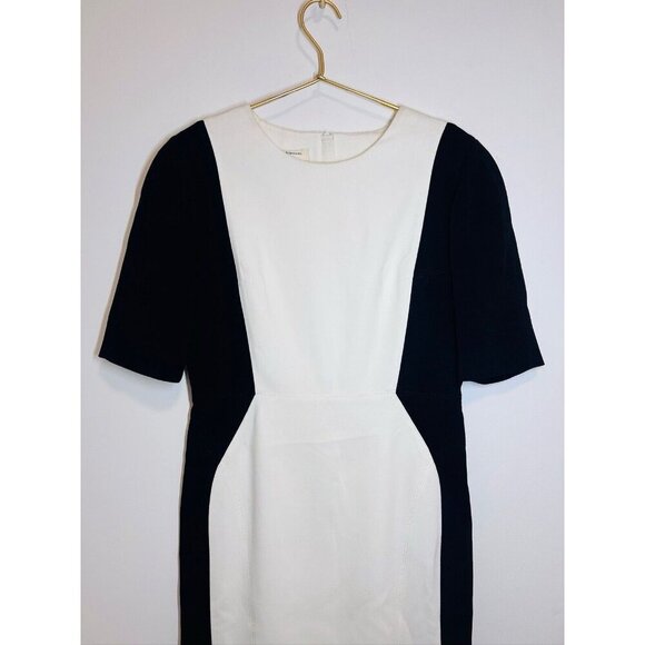 Aquilano Rimondi Sheath Dress Black White Size EU 44 - Picture 5 of 15